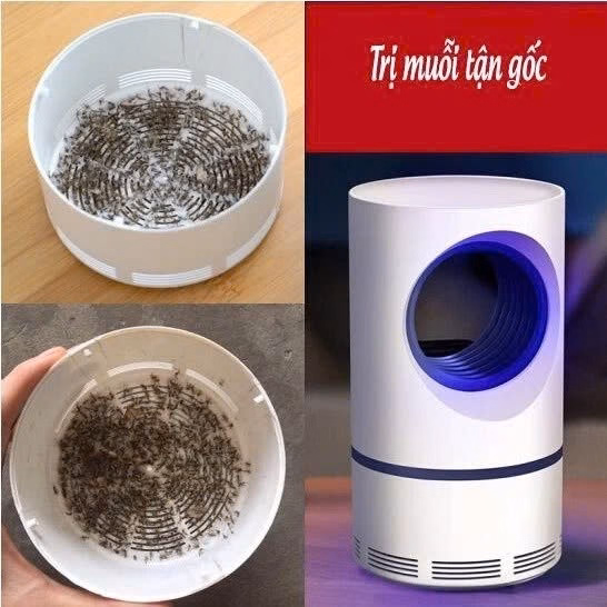 Đèn Bắt Muỗi Điện Tử Tròn Xử Dụng Tia Uv Hút Mũi - Đèn Bắt Muỗi Thế Hệ Mới Hiệu Quả Tốt Usb -Gdn - Ảnh 6