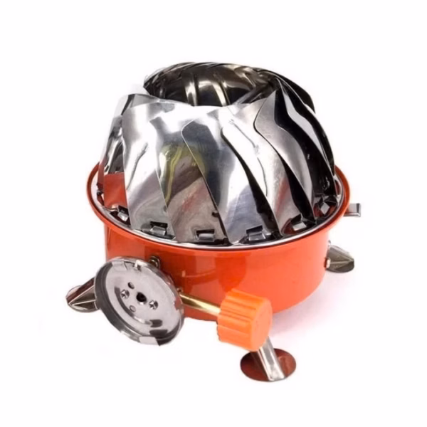 Bếp Ga Xếp Gọn Du Lịch (Có Chắn Gió). Bếp Ga Mini Chống Gió, Gấp Gọn Tiện Dụng Cho Giã Ngoại Du Lịch - Gdn - Ảnh 10