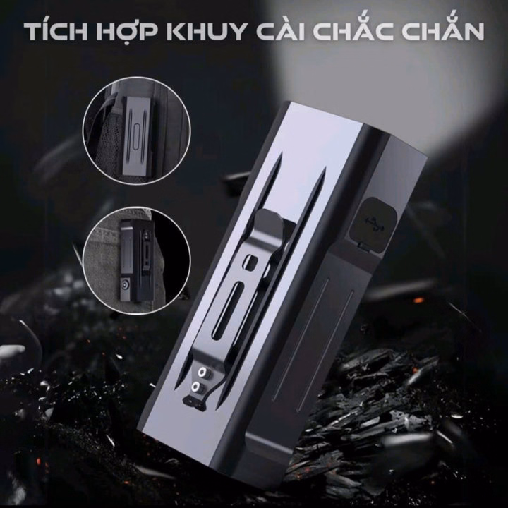 Đèn Pin Cầm Tay Maxstar Mt80 Edc Siêu Sáng Cực Mạnh 14000 Lumen, Pin 10000Amh Hỗ Trợ Sạc Ngược Đt Gd250 - Lady'S Passion - Ảnh 4