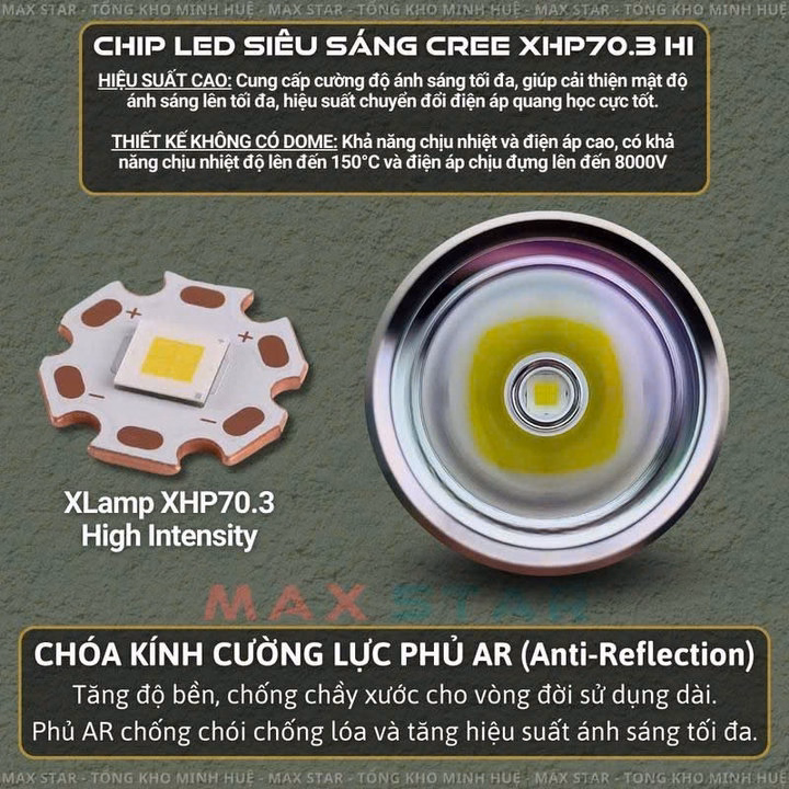 Đèn Pin Cầm Tay Manta Ray M50 Tác Chiến Siêu Sáng Led Xhp70.3 Hi, Chống Nước Ip68 Pin 21700 Cao Cấp Gd252 - Lady'S Passion - Ảnh 9