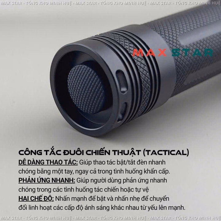 Đèn Pin Cầm Tay Manta Ray M50 Tác Chiến Siêu Sáng Led Xhp70.3 Hi, Chống Nước Ip68 Pin 21700 Cao Cấp Gd252 - Lady'S Passion - Ảnh 4