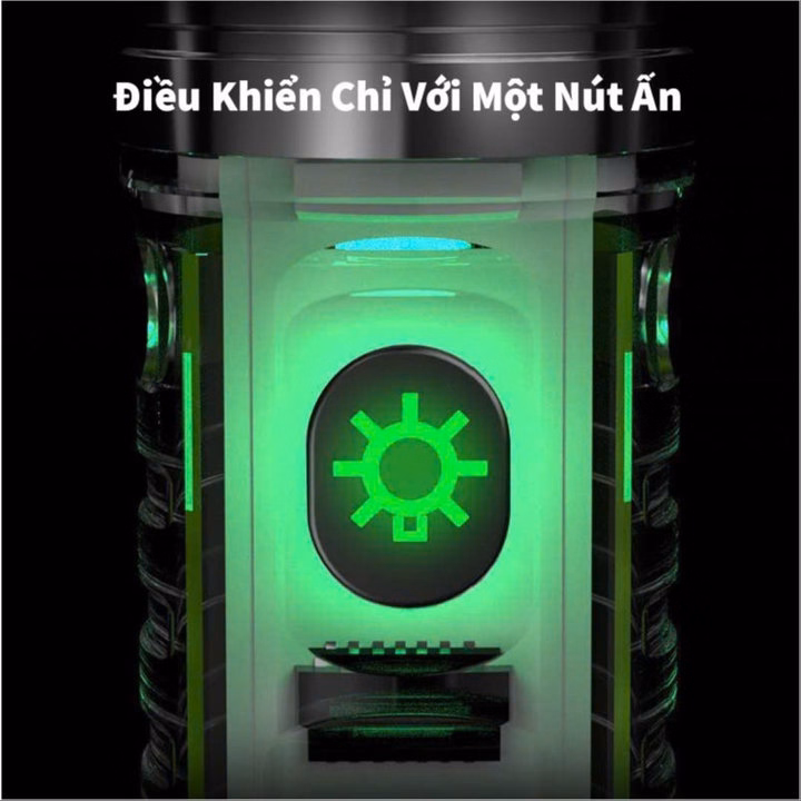 Đèn Pin Cầm Tay Mini 520A Zoom Sáng Xa Gần 8 Chế Độ Sáng Gd255 - Lady'S Passion - Ảnh 4