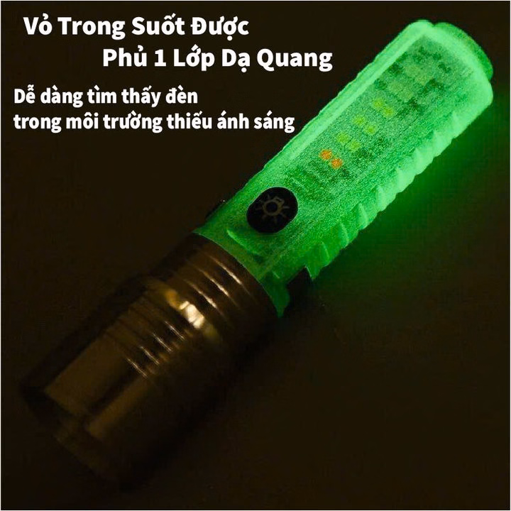 Đèn Pin Cầm Tay Mini 520A Zoom Sáng Xa Gần 8 Chế Độ Sáng Gd255 - Lady'S Passion - Ảnh 10