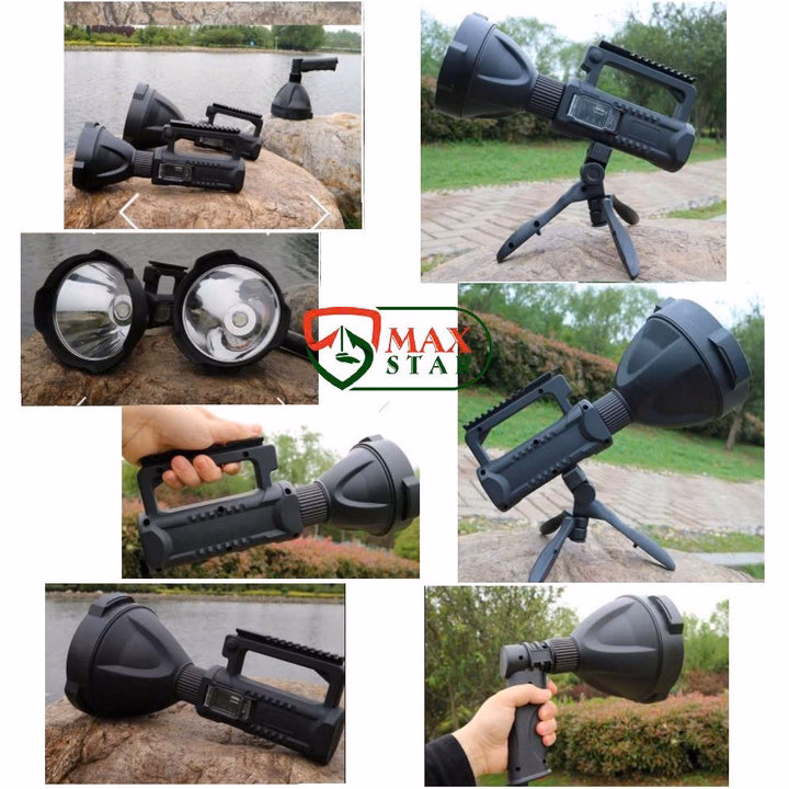 Đèn Pin Cầm Tay W591 Chóa Lớn Siêu Sáng Chiếu Xa 1000M Pin 9000Mah Có Chân Đế Tháo Rời Sạc Ngược Đt Gd258 - Lady'S Passion - Ảnh 7