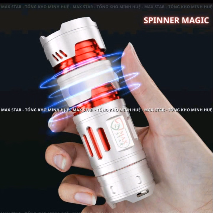 Đèn Pin Cầm Tay Mini Raybow Rb-1131 Vỏ Nhôm Tích Hợp Xoay 180 Độ Thông Minh Thư Giãn Gd259 - Lady'S Passion - Ảnh 3