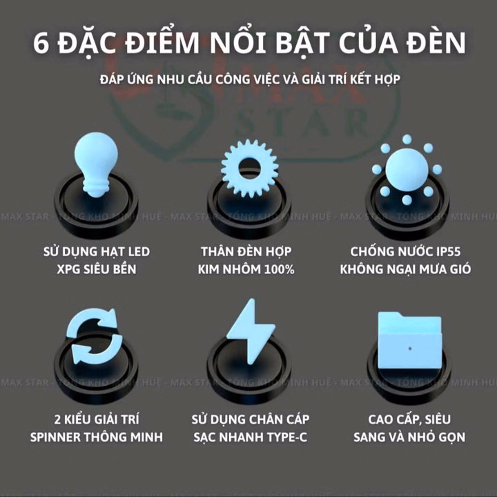 Đèn Pin Cầm Tay Mini Raybow Rb-1131 Vỏ Nhôm Tích Hợp Xoay 180 Độ Thông Minh Thư Giãn Gd259 - Lady'S Passion - Ảnh 6