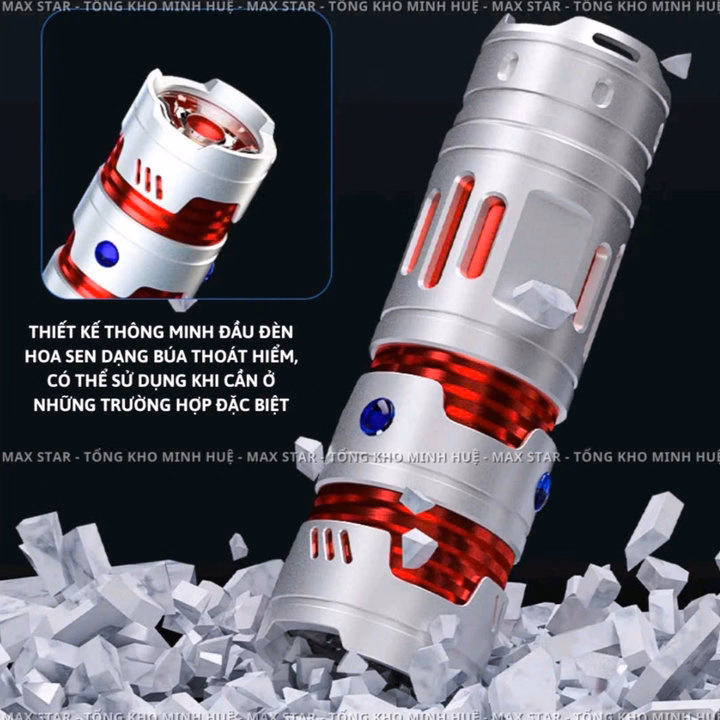 Đèn Pin Cầm Tay Mini Raybow Rb-1131 Vỏ Nhôm Tích Hợp Xoay 180 Độ Thông Minh Thư Giãn Gd259 - Lady'S Passion - Ảnh 8