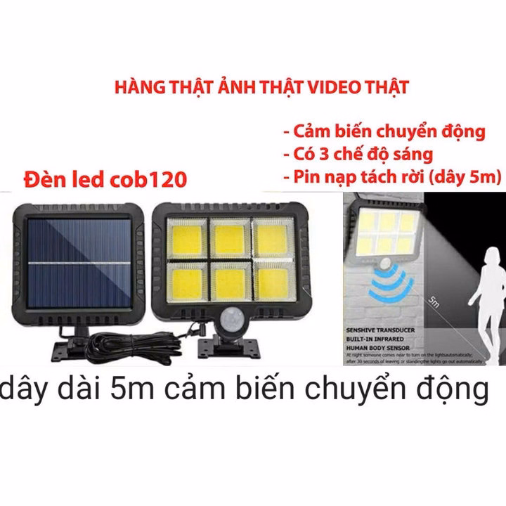 Đèn Led Năng Lượng Mặt Trời 6 Bóng Cảm Biến Gd260 - Lady'S Passion - Ảnh 7