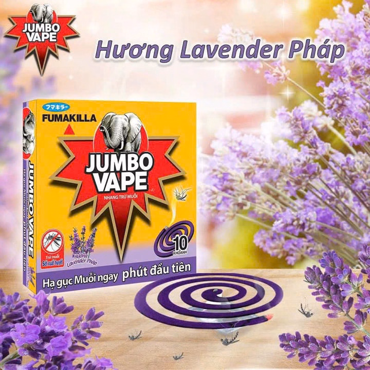 Combo 5 Hộp Nhang Muỗi Jumbo Premium Dạng Khoanh Hương Hoa Lài, Nhang Ít Khói Nhật Bản -Gdn - Ảnh 5