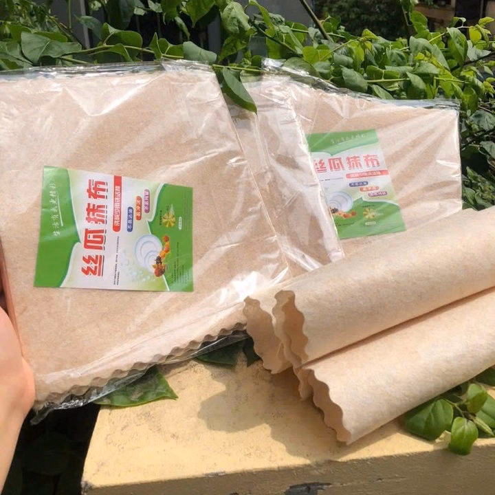 Khăn Lau Xơ Mướp Đa Năng Siêu Sạch ( Sét 10 Chiếc ) - Ảnh 3