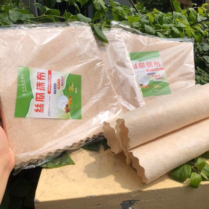 Sét 10 Khăn Lau Xơ Mướp Đa Năng Tiện Ích - Ảnh 4