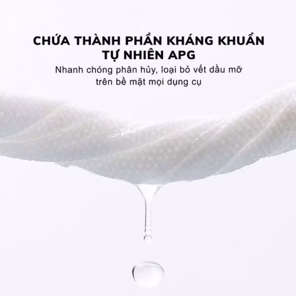 Gói Khăn Ướt Lau Bếp Đa Năng,Khăn Lau Bếp Siêu Tiện Lợi (80 Tờ Size 20X23Cm) -Gdn - Ảnh 2