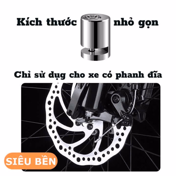 Khóa Phanh Đĩa Xe Máy - Chống Trộm Chất Liệu Thép Nguyên Khối Thiết Kế Thông Minh An Toàn - Gdn - Ảnh 4