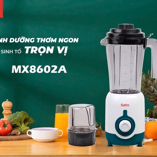 Máy Xay Sinh Tố Đa Năng Sato Mx8602A - Sato - Ảnh 2