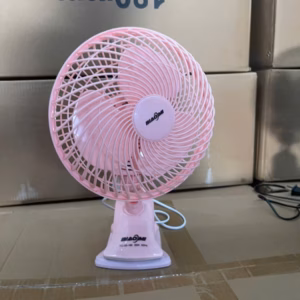 Quạt Cắm Điện Quay Tự Động 180 Độ Quạt Mini Cao Cấp Lõi Đồng 2 Số Để Bản Hoặc Kẹp Thích Hợp Văn Phòng - Qmba01 - Zinpro