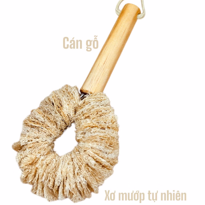 Cây Cọ Rửa Đa Năng - Cán Gỗ 10 Cm – Làm Sạch Tiện Lợi, Bảo Vệ Môi Trường - Kb - Ảnh 4