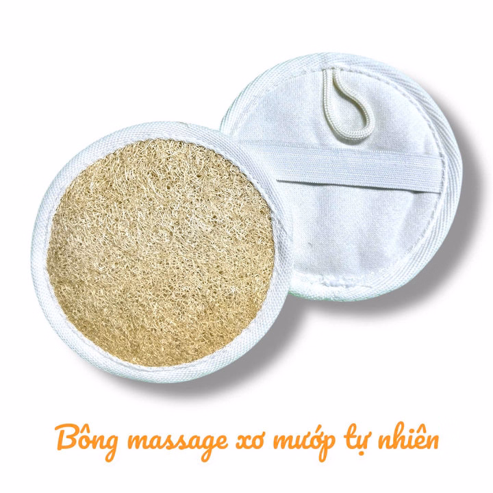 Bông Massage Xơ Mướp - Size 10 Cm – Làm Sạch Tự Nhiên, Chăm Sóc Làn Da Hoàn Hảo - Kb - Ảnh 2