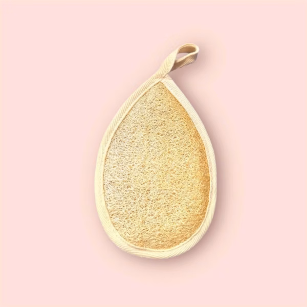 Bông Tắm Xơ Mướp Cao Cấp- Hình Giọt Nước 10*15Cm - Massage Dưỡng Ẩm Tẩy Tế Bào Chết -Kb - Ảnh 4