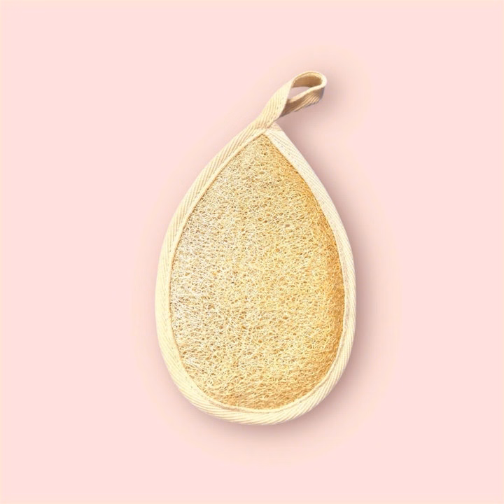 Bông Tắm Xơ Mướp Cao Cấp- Hình Giọt Nước 10*15Cm - Massage Dưỡng Ẩm Tẩy Tế Bào Chết -Kb - Ảnh 4