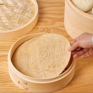 Lót Nồi Hấp Xơ Mướp - Size 20Cm – Giải Pháp Tự Nhiên Cho Bữa Ăn Sạch - Kb