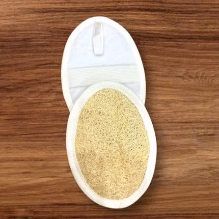 Bông Tắm Du Lịch - Size 8*12Cm - Làm Từ Xơ Mướp Tự Nhiên - Tẩy Tế Bào Chết - Kb - Ảnh 4