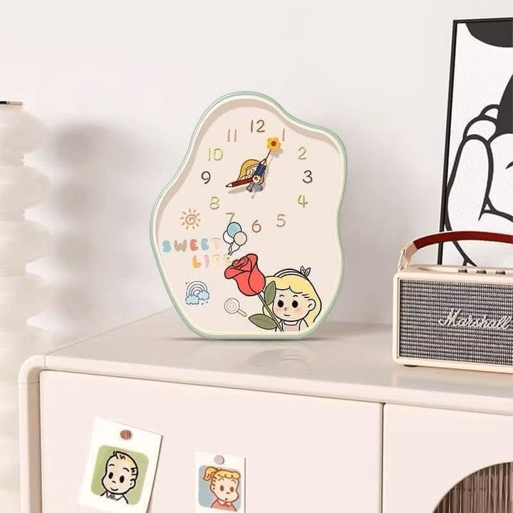 Đồng Hồ Siêu Yêu Để Bàn Decor Xinh Kute - Ảnh 2