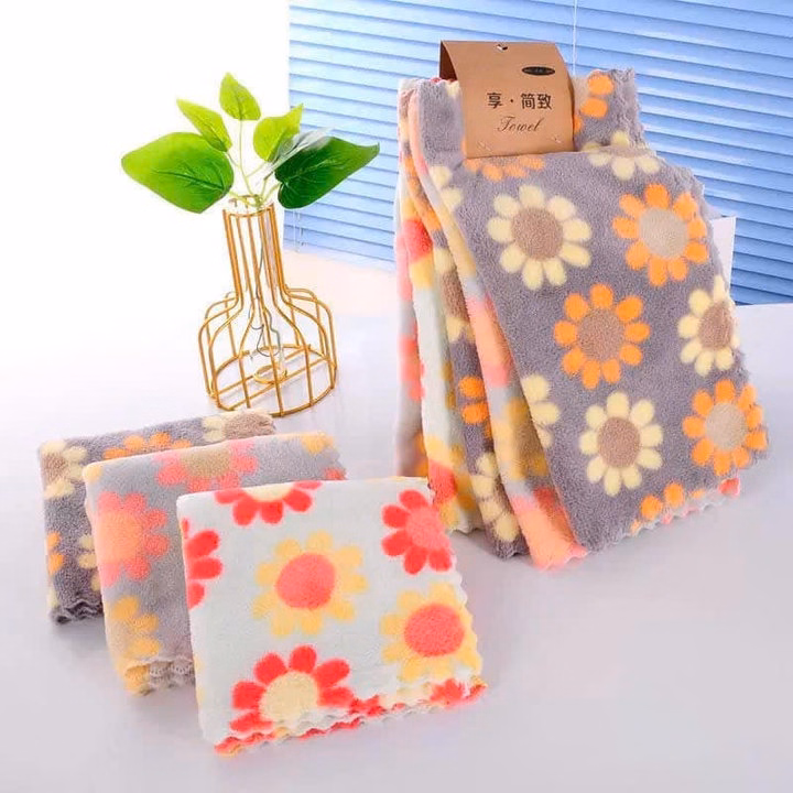 Set 5 Khăn Lau Bếp Đa Năng Tiện Dụng Hình Hoa - Ảnh 8