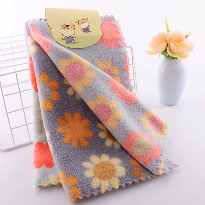 Set 5 Khăn Lau Bếp Đa Năng Tiện Dụng Hình Hoa - Ảnh 2