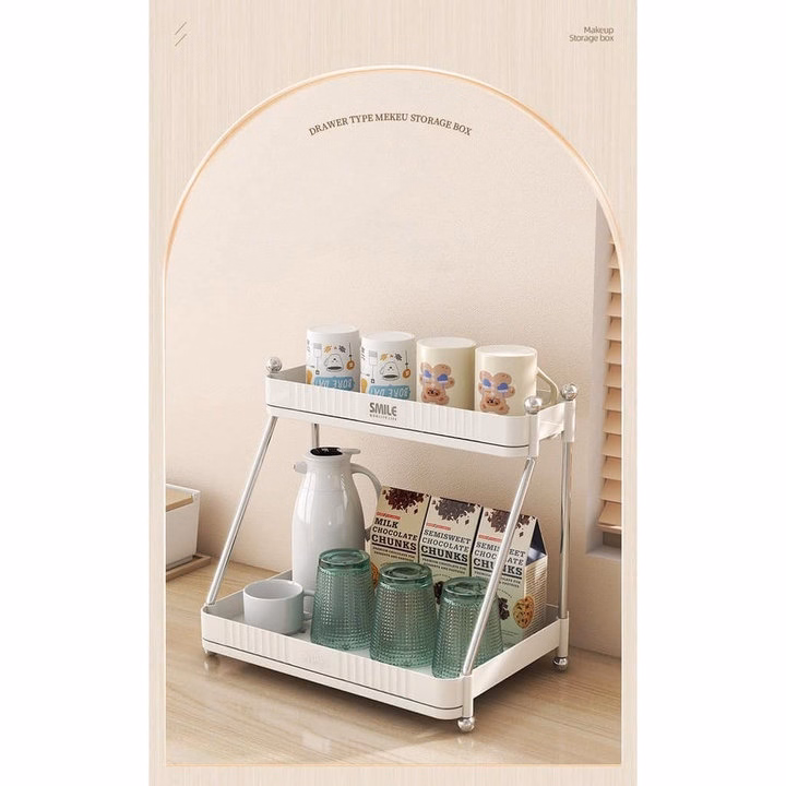 Kệ Up Cốc 2 Tầng Đa Năng Tiện Lợi - Ảnh 3