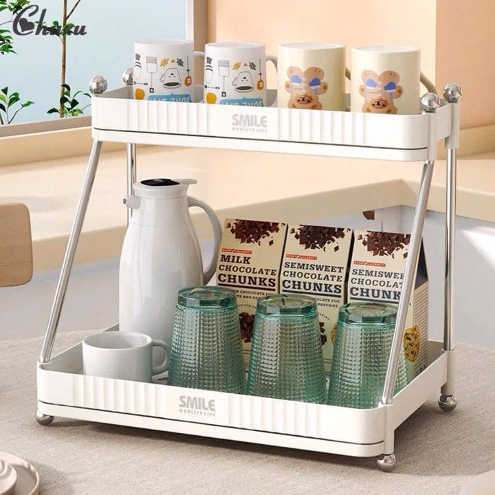 Kệ Up Cốc 2 Tầng Đa Năng Tiện Lợi - Ảnh 4