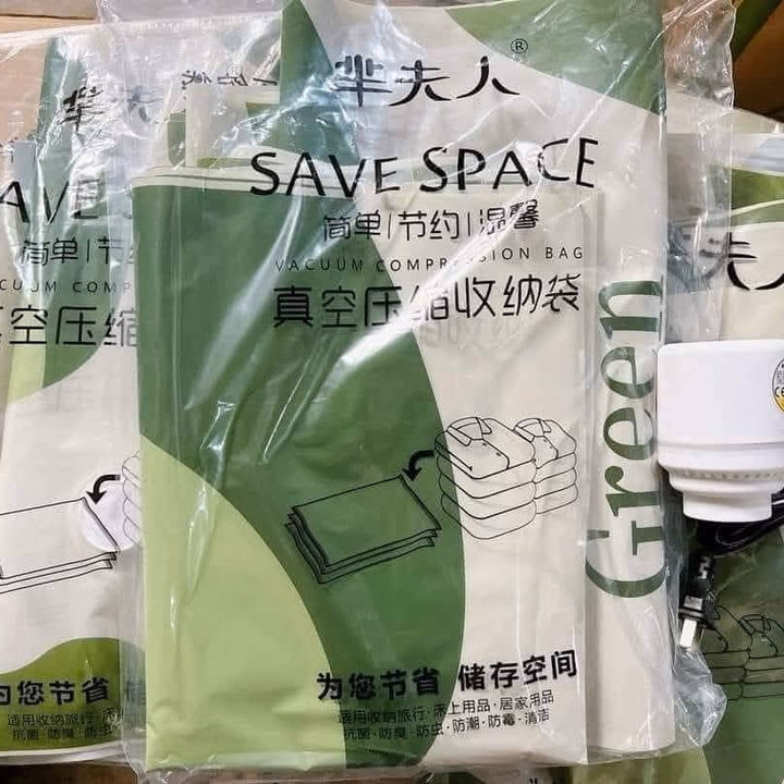 Set Túi Hút Chân Không Đựng Chăn Màn - Quần Áo - Ảnh 4