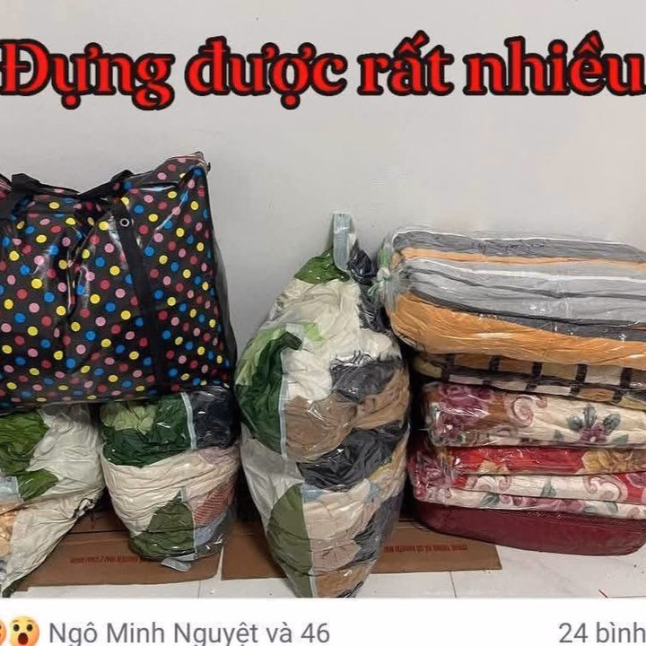 Set Túi Hút Chân Không Đựng Chăn Màn - Quần Áo - Ảnh 6