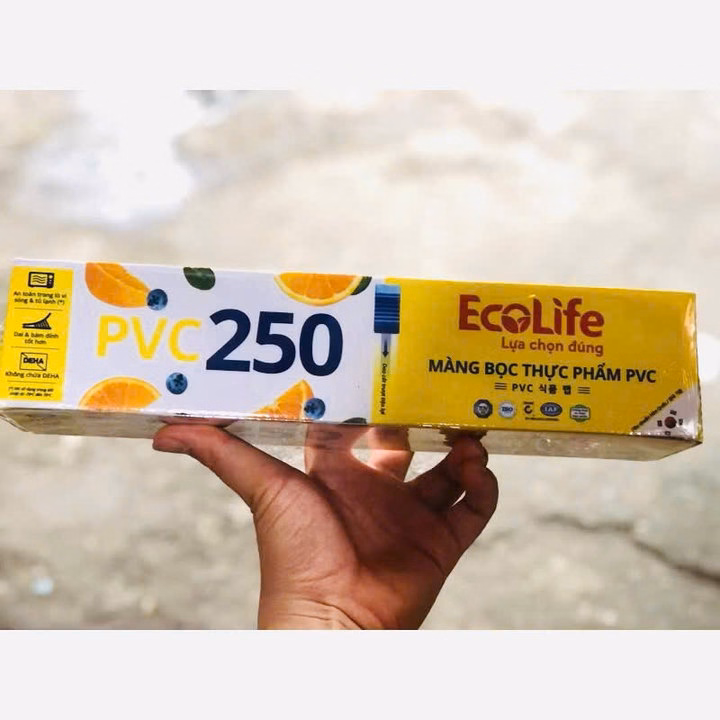 Màng Bọc Thực Phẩm An Toàn Từ Pvc Ecolife 250 -Sam Store - Ảnh 2