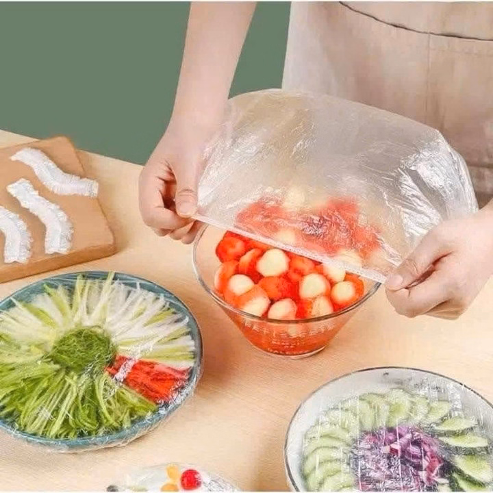 Sét 5 Túi Bọc Thực Phẩm Có Chun Loại To Đại (1 Túi Có 50 Cái ) - Ảnh 6