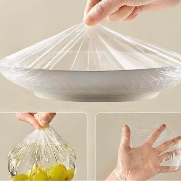 Sét 5 Túi Bọc Thực Phẩm Có Chun Loại To Đại (1 Túi Có 50 Cái ) - Ảnh 7