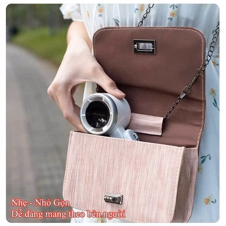 Quạt Cầm Tay Siêu Mát Turbo N607 Mini - Ảnh 5