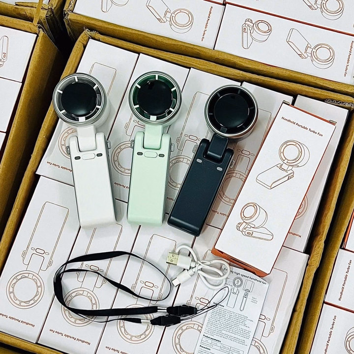 Quạt Cầm Tay Siêu Mát Turbo N607 Mini