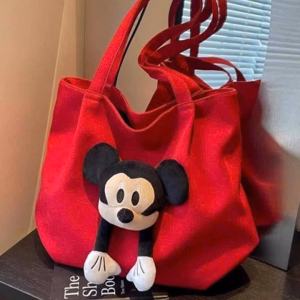 Túi Vải Mickey Siêu Xinh Đựng Nhiều Đồ - Ảnh 2