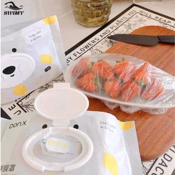Túi 100 Màng Bọc Thực Phẩm Rút Chất Liệu Nilong Pe - Ảnh 5