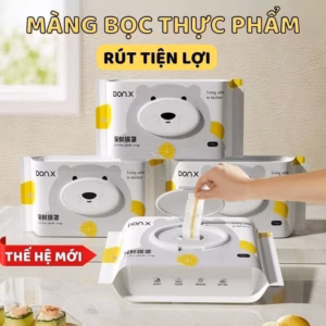 Túi 100 Màng Bọc Thực Phẩm Rút Chất Liệu Nilong Pe