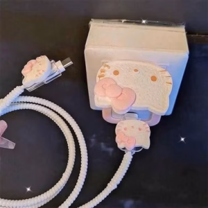 Bọc Bảo Vệ Sạc Điện Thoại Hello Kitty