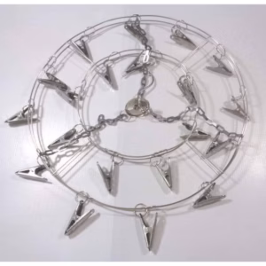 Móc Chùm Tròn Inox 20 Kẹp Tiện Ích