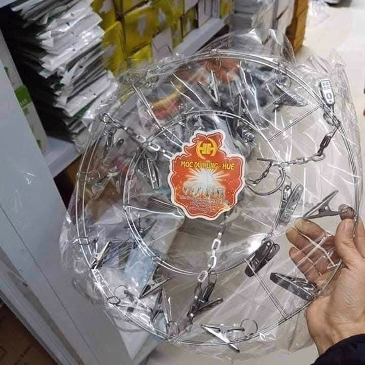 Móc Chùm Tròn Inox 20 Kẹp Tiện Dụng - Ảnh 8