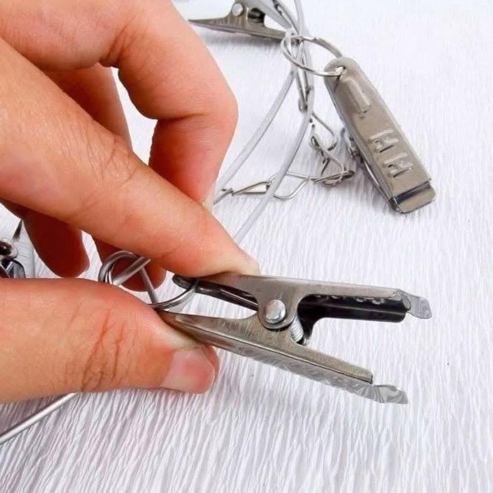 Móc Chùm Tròn Inox 20 Kẹp Tiện Dụng - Ảnh 4