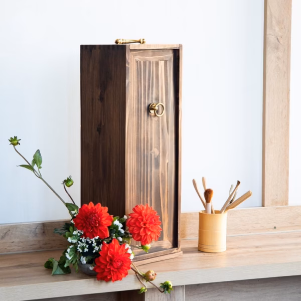 Hộp Gỗ Đựng Trà Cụ Nhật Bản - Sương Mai - Ảnh 3