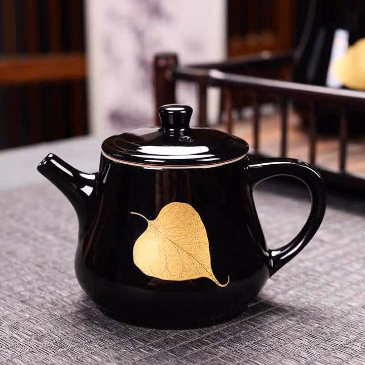 Bộ Ấm Chén Pha Trà Chi Kiến Bồ Đề - Gốm Sứ Cao Cấp - 11 Chi Tiết - Sương Mai - Ảnh 2