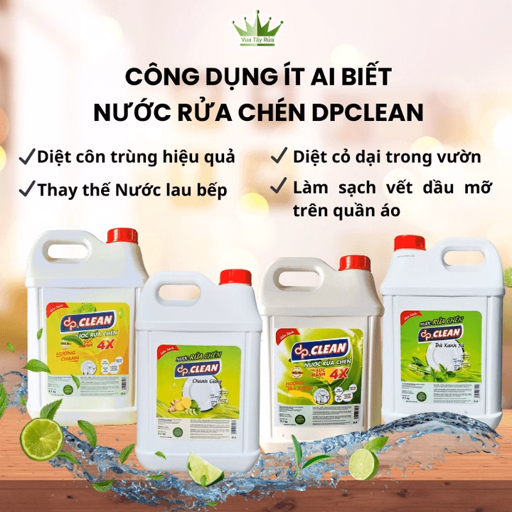 Nước Rửa Chén Dpclean 9.5L - Sahaka - Ảnh 2