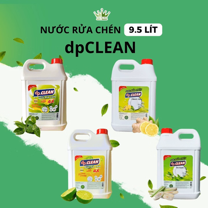 Nước Rửa Chén Dpclean 9.5L - Sahaka
