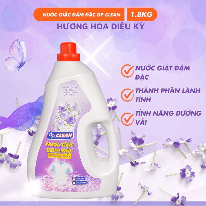 Nước Giặt Đậm Đặc Dpclean 1.8Kg - Sahaka - Ảnh 2