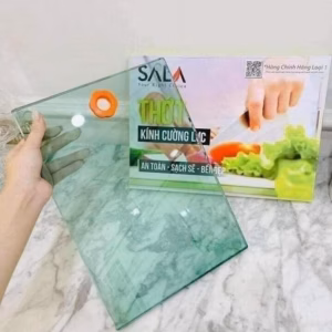 Thớt Kính Cường Lực Hda Dày 12 Ly Loại Cao Cấp 33X23Cm